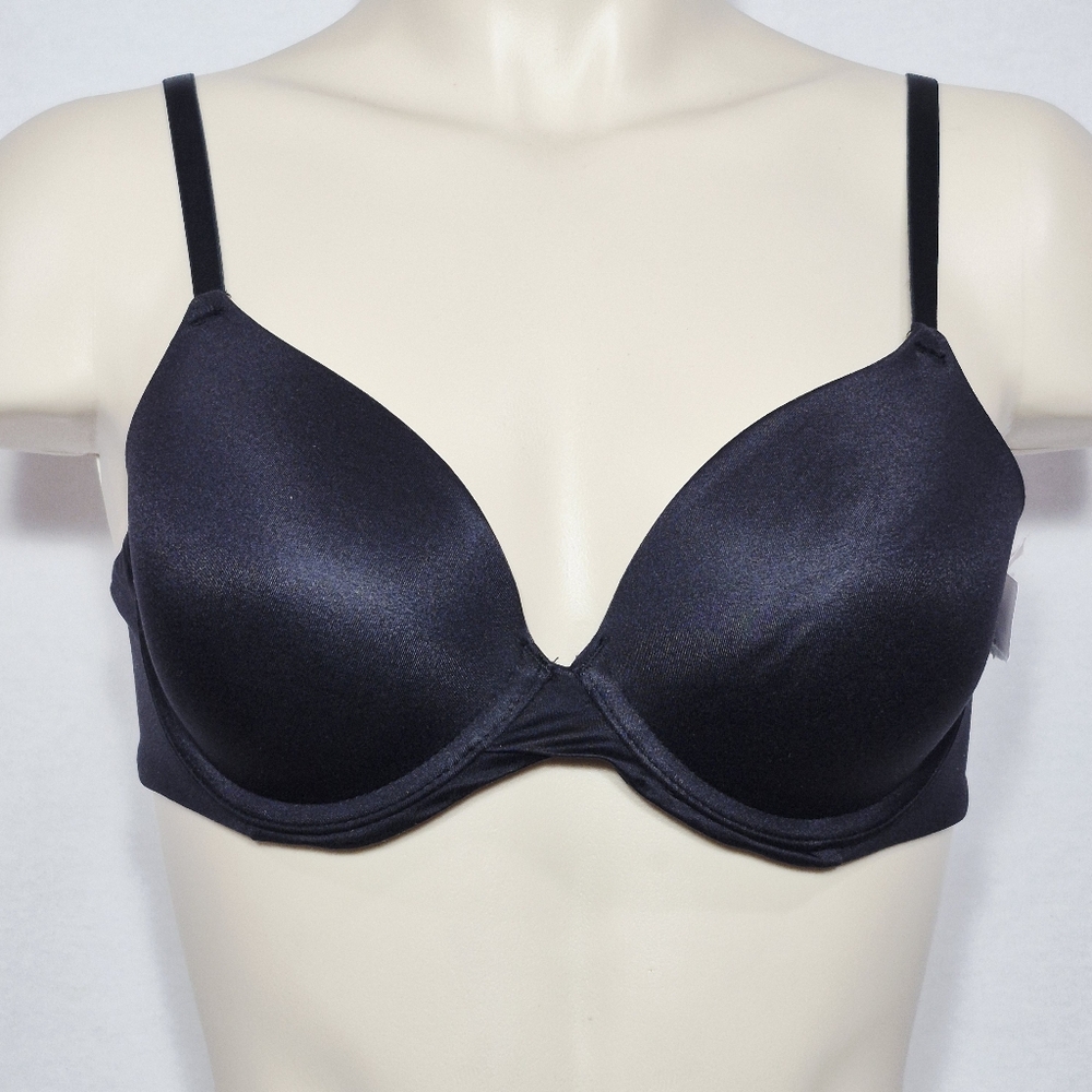 36A Auden The Icon Lightly‎ Lined Full Coverage UW Bra Black NWT